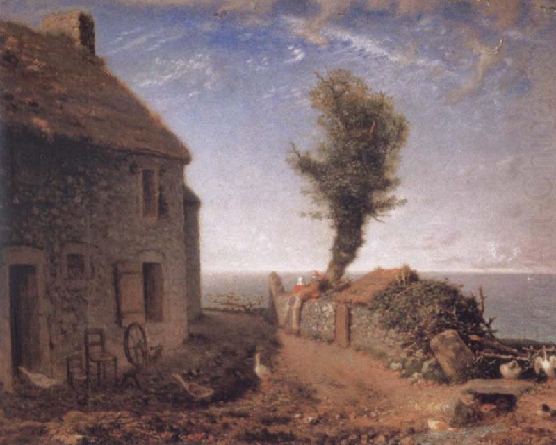 End of the Hamlet of Gruchy, Jean Francois Millet